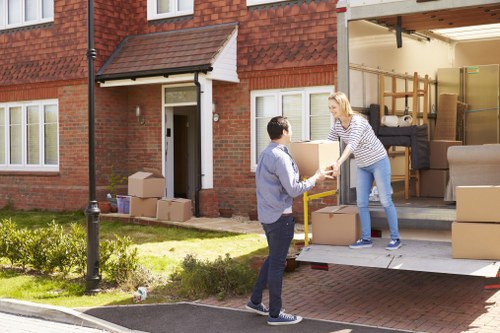 House movers preparing a residential move in Harrow Weald