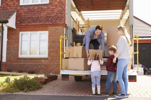 Removal team helping with a home move in Harrow Weald