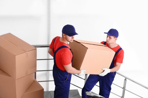 Business relocation supplies and packed files prepared for office removals