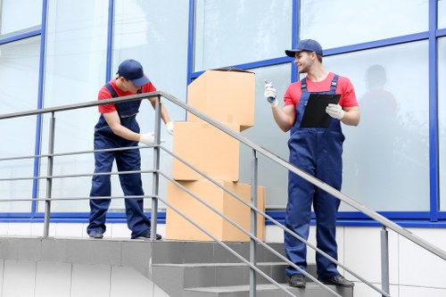 Removal team planning a house move in Harrow Weald