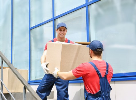 Packing and loading support for a van move