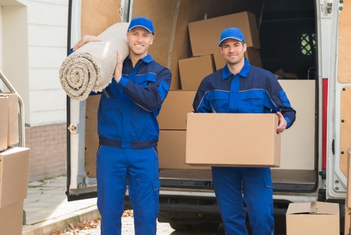Van loading and careful moving support for a Harrow Weald property move