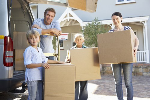 Prepared removal truck for house or flat moves in Harrow Weald