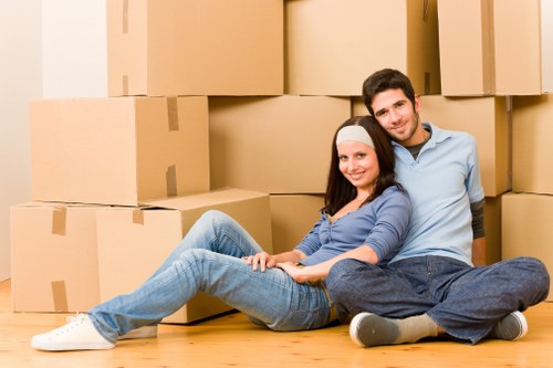 Removal team planning a house move in Harrow Weald