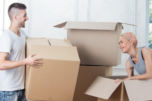 Furniture collection and van loading example