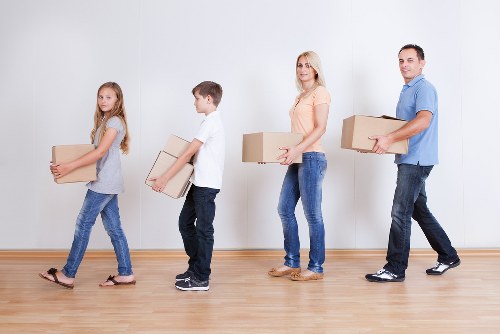 Preparing belongings for a moving truck booking in Harrow Weald